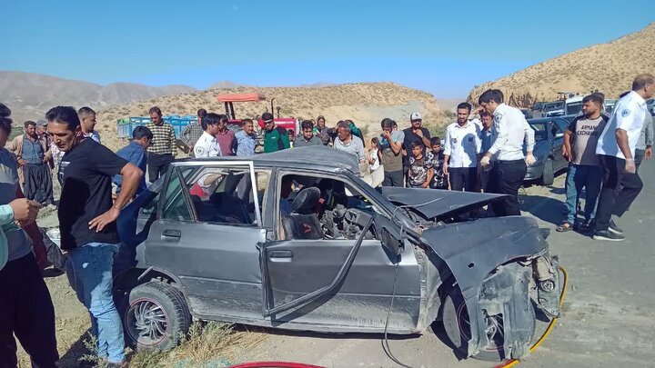 سانحه رانندگی در جاده اراک به خنداب ۲ کشته و یک مجروح برجا گذاشت