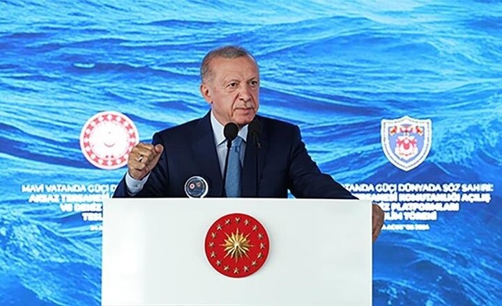 اظهارات «اردوغان» در مراسم به آب انداختن زیردریایی «پیررئیس» اظهارات «اردوغان» در مراسم به آب انداختن زیردریایی «پیررئیس»
