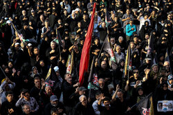 Arbaeen march in downtown Tehran