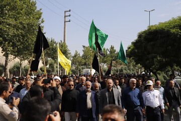 حضور زائران خارجی در موکب فاطمه الزهرا (س) بابل