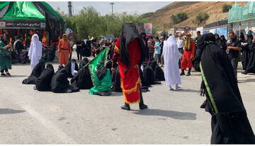 آئین تعزیه‌خوانی در آستان مقدس امامزاده زین‌العابدین (ع) «کوهان» برگزار شد