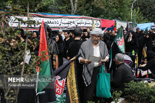 Tahran'daki Erbain Yürüyüşü'nden fotoğraflar