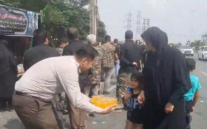 مردم آق‌قلا هم خود را به کاروان دلدادگان رساندند