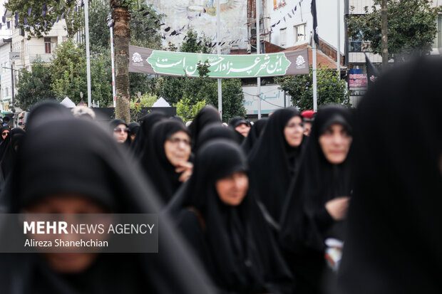 پیادهروی جاماندگان اربعین در رشت