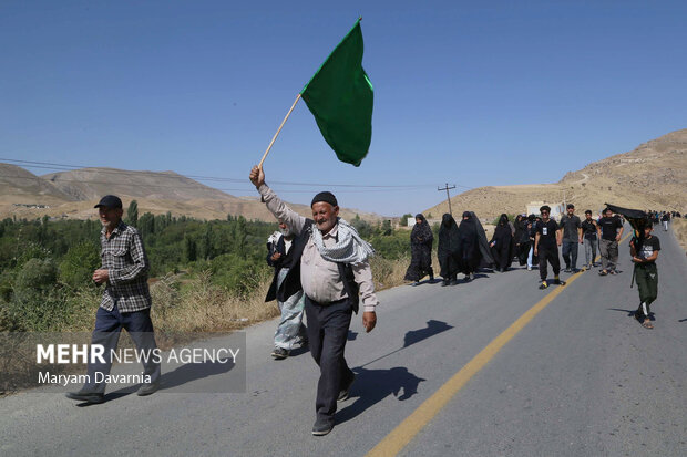 زائران پیاده «چناران شهر» خراسان شمالی