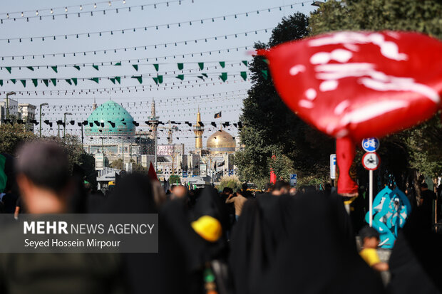 برگزاری پیادهروی جاماندگان اربعین در مشهد
