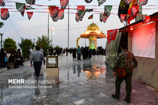 شامگاه اربعین حسینی در نورالشهدا شهرکرد