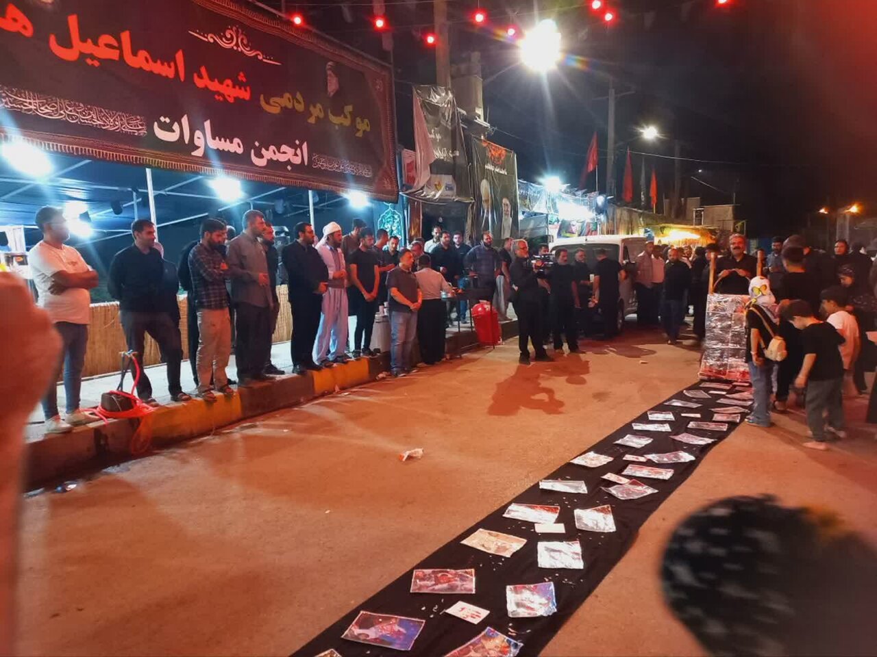 اجرای نمایش تئاتر خیابانی در موکب فرهنگ و هنر مرز باشماق