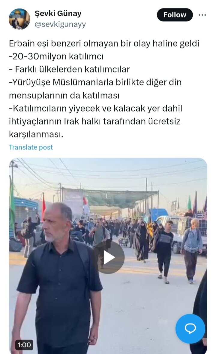 Türk sosyal medya kullanıcıları Erbain Yürüyüşü hakkında ne düşünüyor?