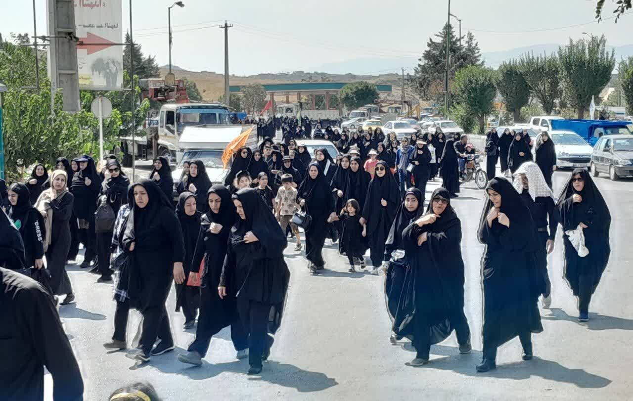 پیادهروی جاماندگان اربعین در نهاوند