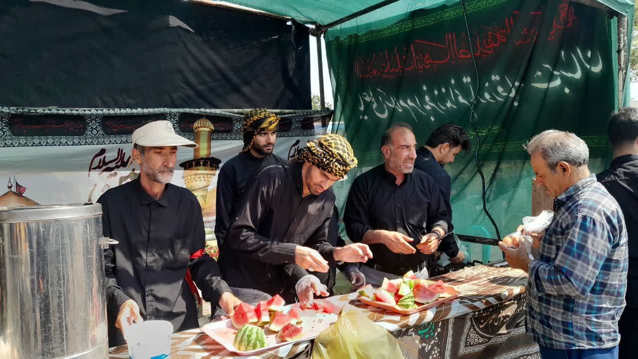 پیادهروی جاماندگان اربعین در نهاوند