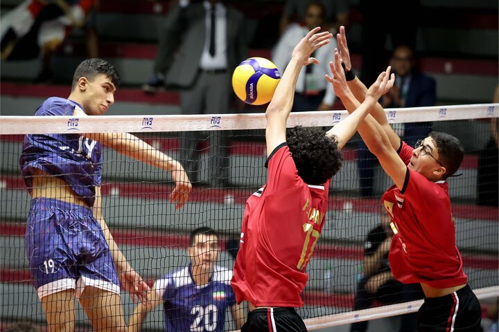 Iran lose to Egypt at FIVB Volleyball Boys’ U17 World C'ship