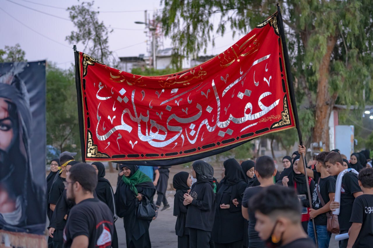 راهپیمایی اربعینی از حرم حضرت رقیه(س) تا زینبیه برگزار شد