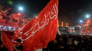 حال و هوای بین‌الحرمین در غروب روز هفتم محرم