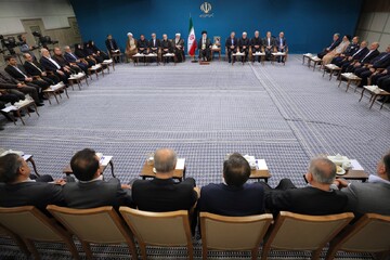 Leader's meeting with Pezeshkian's cabinet members