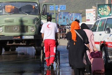 ۸۵۰۰ زائر اربعین حسینی از خدمات هلال احمر کردستان بهره‌مند شدند