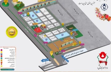 رونمایی از نقشه مصور سازمان آرامستان های شهرداری کاشان