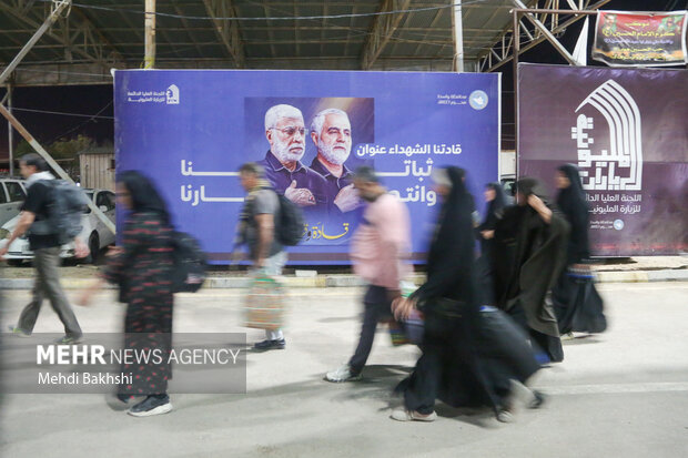 بازگشت زائران اربعین حسینی از مرز مهران