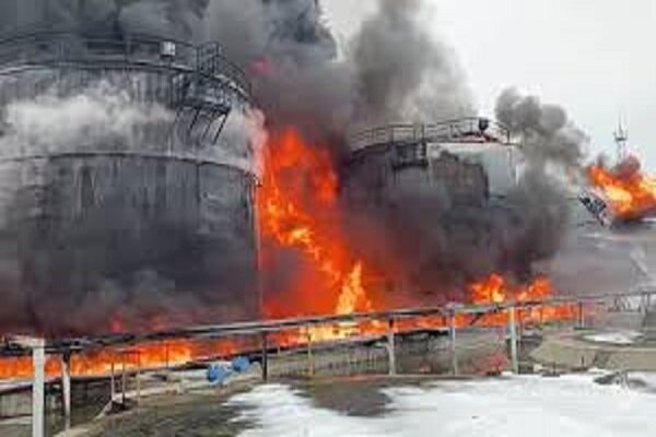 Ukraine's drones set oil depot in Russia's Rostov ablaze