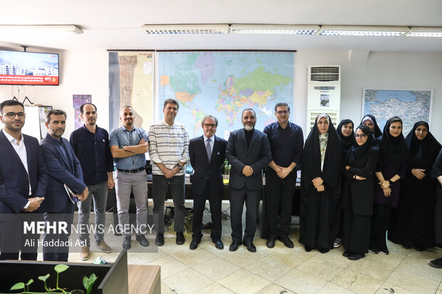 Brazilian ambassador visits Mehr HQ