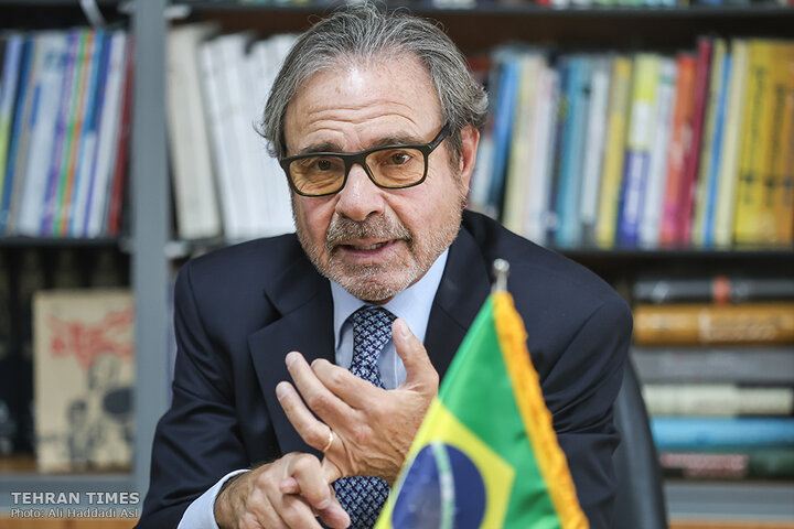 Brazil envoy hopes for deeper ties on Tehran Times visit