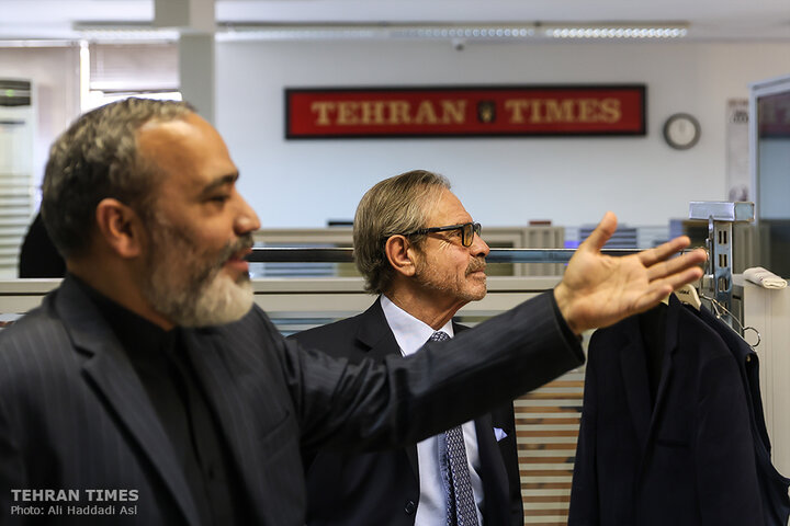 Brazil envoy hopes for deeper ties on Tehran Times visit