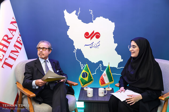 Brazil envoy hopes for deeper ties on Tehran Times visit