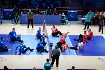 sitting volleyball