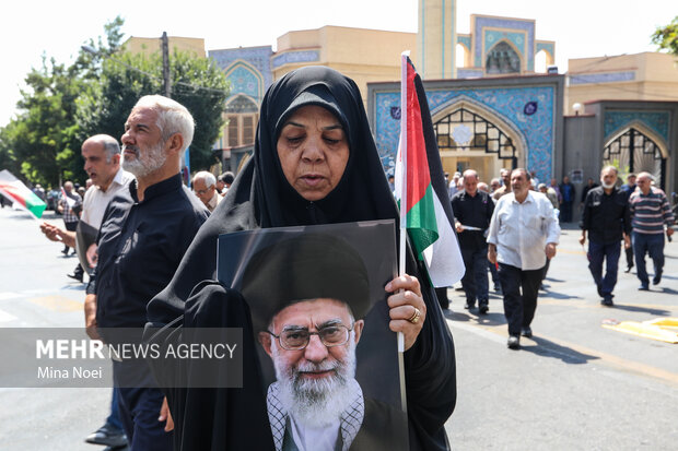 راهپیمایی ضد صهیونیستی «جمعه خشم» در تبریز