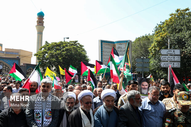 راهپیمایی ضد صهیونیستی «جمعه خشم» در تبریز