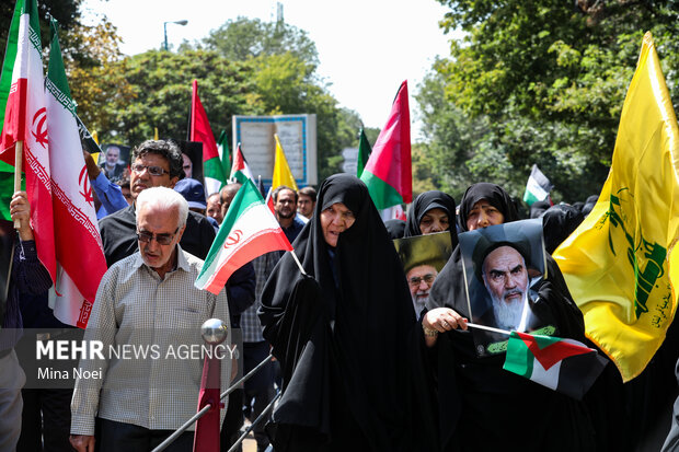 راهپیمایی ضد صهیونیستی «جمعه خشم» در تبریز