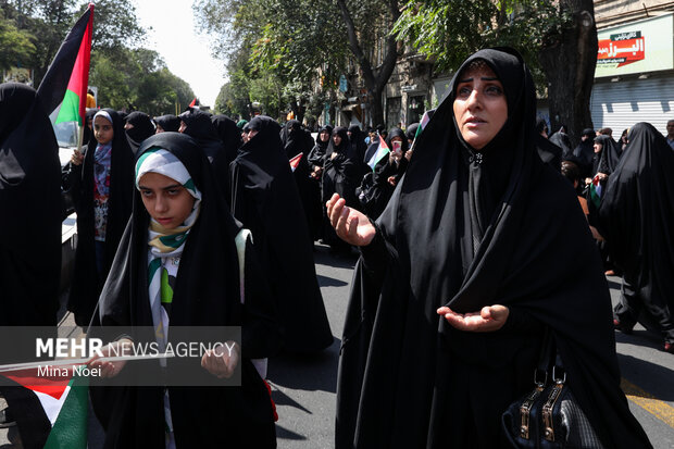 راهپیمایی ضد صهیونیستی «جمعه خشم» در تبریز