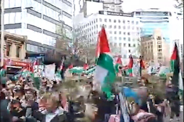 VIDEO: People in New Zealand hold rally in support of Gaza