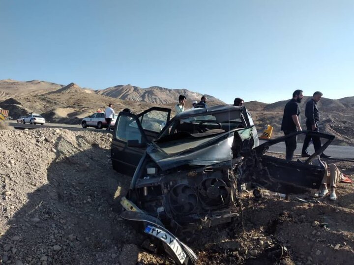 تصادف ۲ خودرو در سمنان ۶ مصدوم برجای گذاشت