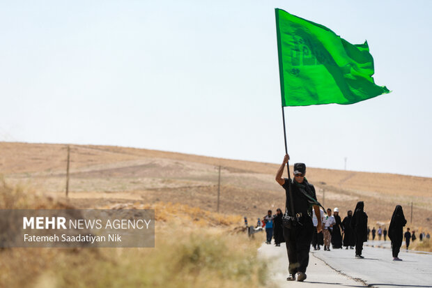 زائران پیاده امام رضا (ع)