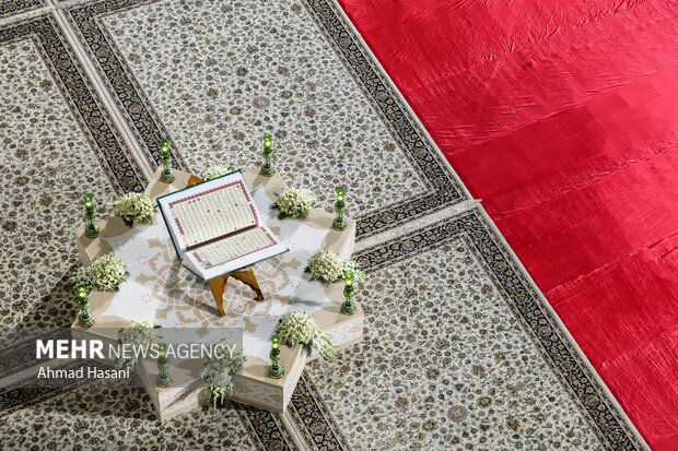 Marking Prophet Muhammad demise anniv. at Imam Reza shrine