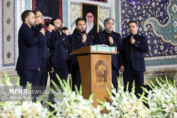 Marking Prophet Muhammad demise anniv. at Imam Reza shrine