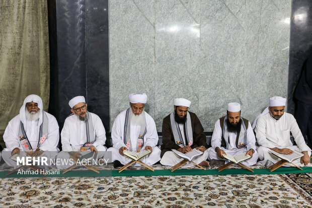 Marking Prophet Muhammad demise anniv. at Imam Reza shrine