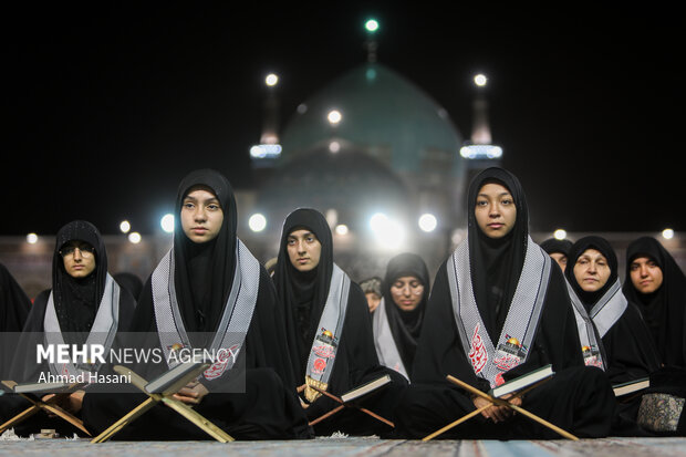 Marking Prophet Muhammad demise anniv. at Imam Reza shrine