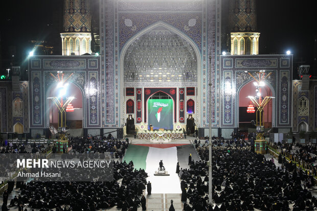 Marking Prophet Muhammad demise anniv. at Imam Reza shrine