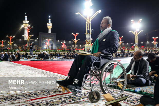 Marking Prophet Muhammad demise anniv. at Imam Reza shrine