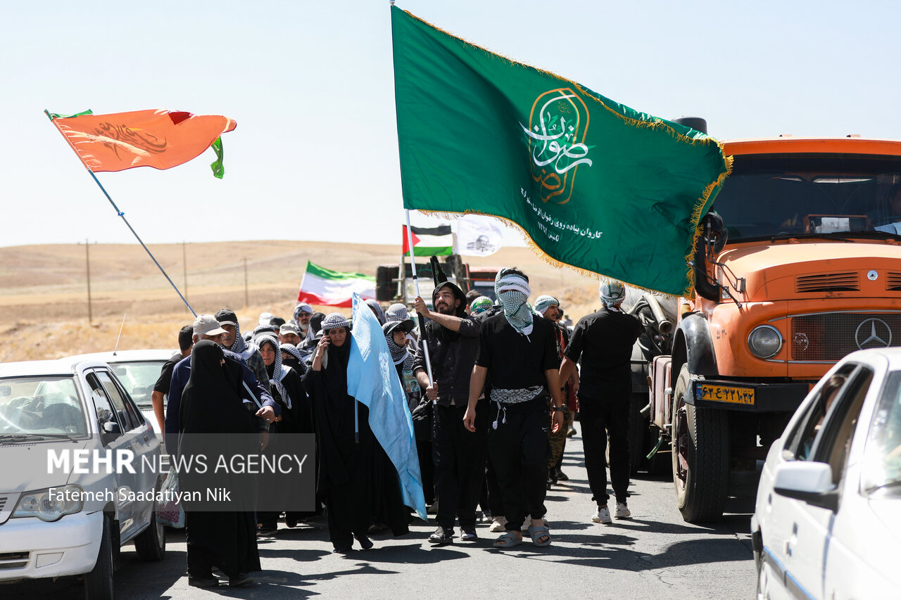 زائران پیاده امام رضا (ع)؛ روایت شور و ایمان در دهه کرامت