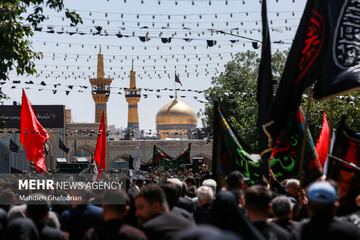 فيديو... مراسم عزاء النبي الاعظم (ص) وسبطة الامام الحسن المجتبى(ع) في مشهد