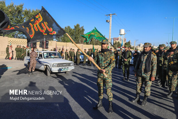 هیئت عزاداری نیروهای مسلح یزد در ۲۸ صفر