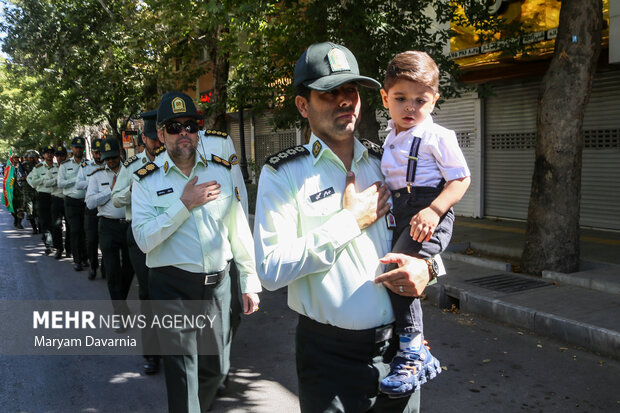 هیئت عزاداری نیروهای مسلح بجنورد در ۲۸ صفر