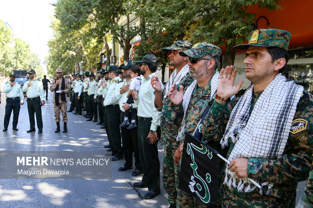 هیئت عزاداری نیروهای مسلح بجنورد در ۲۸ صفر