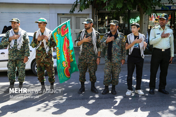 هیئت عزاداری نیروهای مسلح بجنورد در ۲۸ صفر