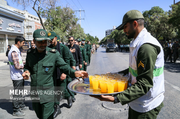 هیئت عزاداری نیروهای مسلح بجنورد در ۲۸ صفر