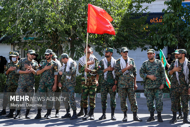 هیئت عزاداری نیروهای مسلح بجنورد در ۲۸ صفر