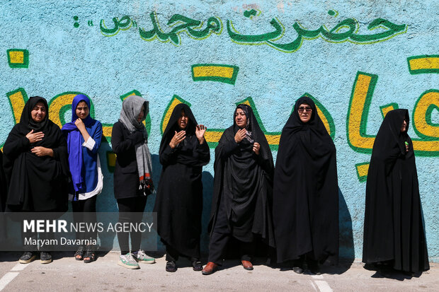 هیئت عزاداری نیروهای مسلح بجنورد در ۲۸ صفر